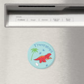 Cute Triceratops Magneet (Insitu (Vaatwasser))