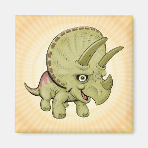 Cute Triceratops Magneet