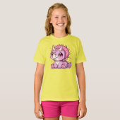 Cute Triceratops T-shirt (Voorkant volledig)