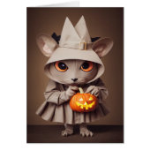 Cute Trick of Treuze Costumed Mouse Halloween (Voorkant)