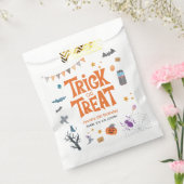 Cute Trick or treat Halloween 5e verjaardag Bedankzakje (Gezegeld)