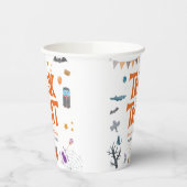Cute Trick or treat Halloween 5e verjaardag Papieren Bekers (Links)