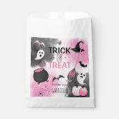 Cute Trick or treat Halloween Birthday Party Favor Bedankzakje (Voorkant)
