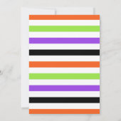 Cute Trick or treat Halloween Costume Party Kaart (Achterkant)