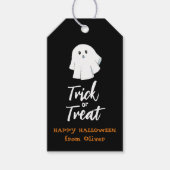 Cute Trick or treat Halloween Gift labels Cadeaulabel (Voorkant)