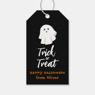 Cute Trick or treat Halloween Gift labels Cadeaulabel