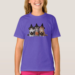 Cute Trick-or-Treat Kittens T-Shirt