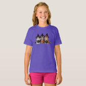 Cute Trick-or-Treat Kittens T-Shirt (Voorkant volledig)