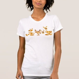 Cute Trio van Cartoon Kangaroos Women T-Shirt