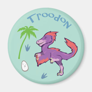 Cute Troodon Magneet