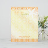 Cute Tropcial Starfish Massage Spa Business Gepersonaliseerd Briefhoofd (Staand voorkant)