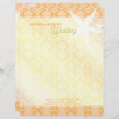 Cute Tropcial Starfish Massage Spa Business Gepersonaliseerd Briefhoofd (Voorkant / Achterkant)