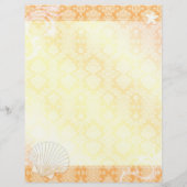 Cute Tropcial Starfish Massage Spa Business Gepersonaliseerd Briefhoofd (Achterkant)