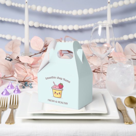 Cute Tropical Fruit Smoothies Fruit Kitchen shop Bedankdoosjes (Huwelijk)