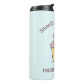 Cute Tropical Fruit Smoothies Fruit Kitchen shop Thermosbeker (Gedraaid links)