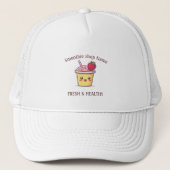 Cute Tropical Fruit Smoothies Fruit Kitchen shop Trucker Pet (Voorkant)