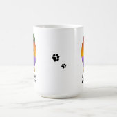 Cute Tropical Island Beach Dachshund (zwart & tan) Koffiemok (Center)