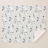 Cute Tropical kerstSherpa Blanket Sherpa Deken (Voorkant (horizontaal))