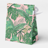Cute Tropical Palm Pink Bachelorette Hangover Kit Bedankdoosjes (Achterkant)