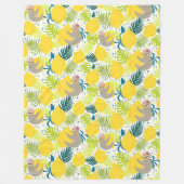 Cute Tropical Slots Fleece Blanket (Voorkant)