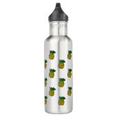 Cute Tropical Summer werkt ananas Pattern Waterfles (Rechts)