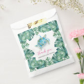 Cute Tropical Waterverf Zee Turtle GifT Bedankzakje (Gezegeld)