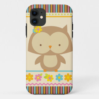 Cute tropische strepen meisjes iphone 5 hoesje
