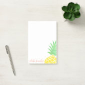 Cute Tropische Waterverf Ananas Aloha Beaches Post-it® Notes (Kantoor)