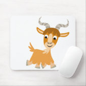 Cute Trotting Cartoon Goat Mousepad Muismat (Met muis)