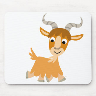 Cute Trotting Cartoon Goat Mousepad Muismat