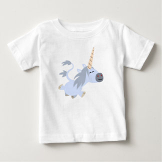 Cute Trotting Cartoon Unicorn Baby T-Shirt