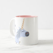 Cute Trotting Cartoon Unicorn Mok (Voorkant links)