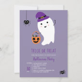 Cute-truc behandelt kinder spooksweets Halloween p Kaart (Voorkant)