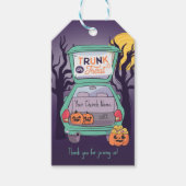Cute Trunk of Treat Custom Halloween Cft Label Cadeaulabel (Voorkant)