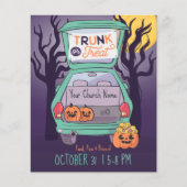Cute Trunk of Treat Custom Halloween Flyer (Voorkant)