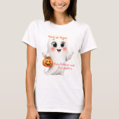 Cute tshirt happy Halloween with adjustable text  (Voorkant)