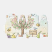 Cute Tu Bishvat Watercolor Blooming Tree Bedankdoosjes (Uitgevouwen)