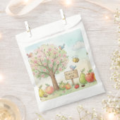 Cute Tu Bishvat Watercolor Blooming Tree Bedankzakje (Geknipt)