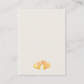 Cute tuden fauna Butterfly Books for Baby shower Informatiekaartje (Achterkant)