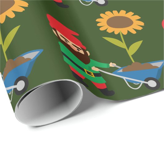 Cute tuingnomen leuk cadeaupapier (Rol Hoek)