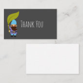 Cute tuingnomen leuk notitiekaartje (Voorkant / Achterkant)