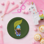 Cute tuingnomen leuk papieren bordje (Feest)