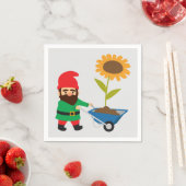 Cute tuingnomen leuk servet (Insitu)