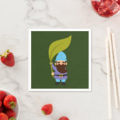 Cute tuingnomen leuk servet (Insitu)