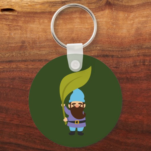 Cute tuingnomen leuk sleutelhanger (Voorkant)