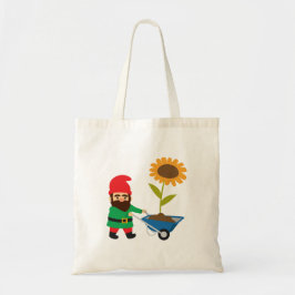 Cute tuingnomen leuk tote bag
