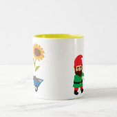 Cute tuingnomen leuk tweekleurige koffiemok (Center)