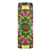 Cute tulip patroon thermosbeker (Achterkant)