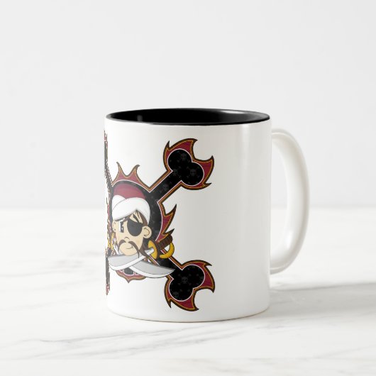 Cute Turban Pirate Mok (Voorkant rechts)