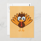 Cute Turkey Briefkaart (Voorkant / Achterkant)